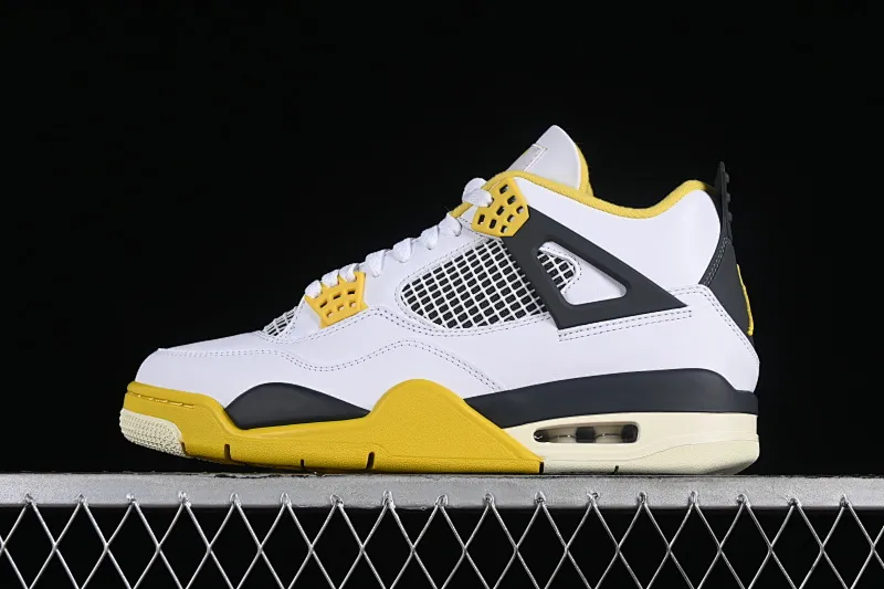 All categories Air Jordan Jordan series basketball shoes Air Jordan 4 GX foreign trade version Air Jordan 4 Retro "Vivid Sulfur" AJ4 Joe 4 Bai Lei Gong AQ9129-101